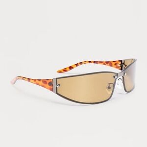 Keep Them Wild Shield Sunglasses - Tortoise